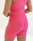 Skin Bliss Shorts (Multi-Lengths) - Dragonfruit