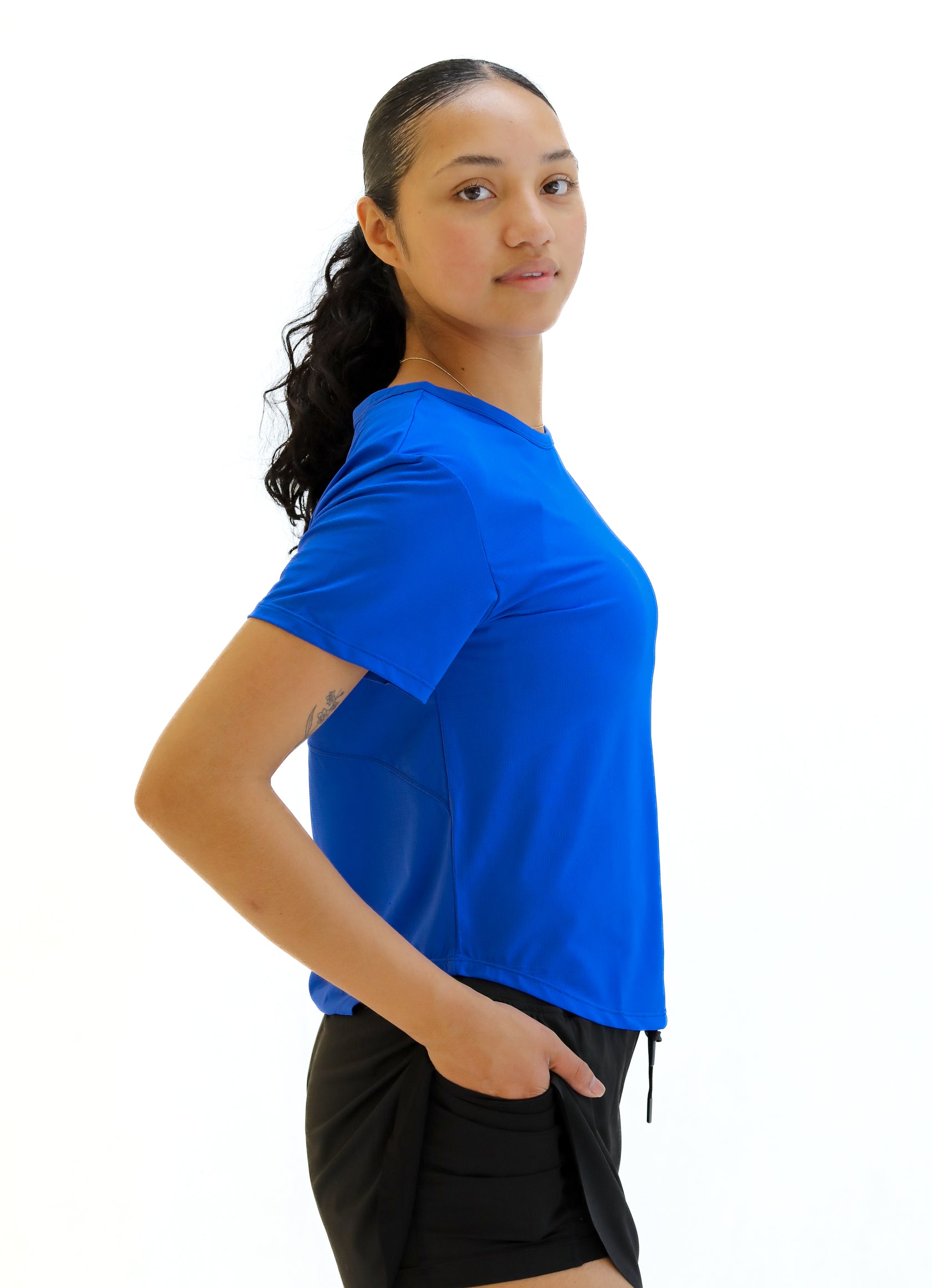 Race Ready Tee II - Cobalt – Senita Athletics