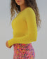 Tempo Long Sleeve (Mid-Length) - Pineapple