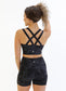Sierra Sports Bra - Onyx Tie Die