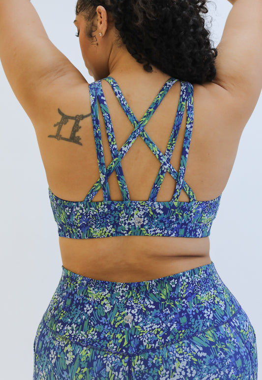 Strappy Sports Bra - Flourish