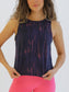 Breathetech Open Back Tank - Midnight Tech