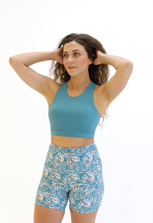 Lux Stride Sports Bra - Harbor