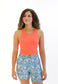 Malibu Crop Top  - Tangerine