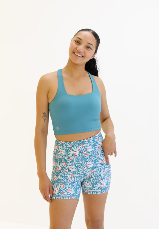 Lux Performance Crop - Harbor