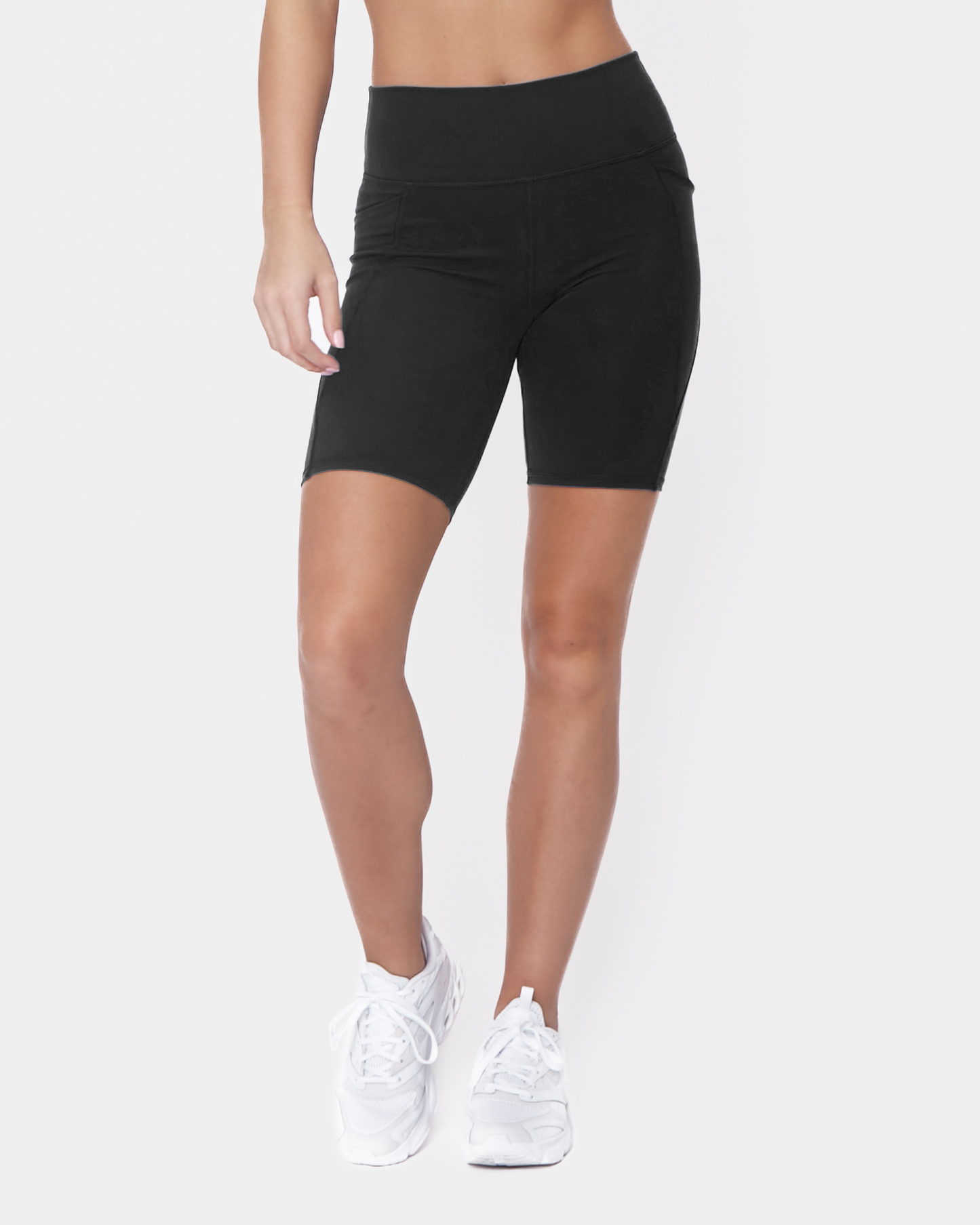 Skin Biker Shorts 8 in. inseam Black Senita Athletics