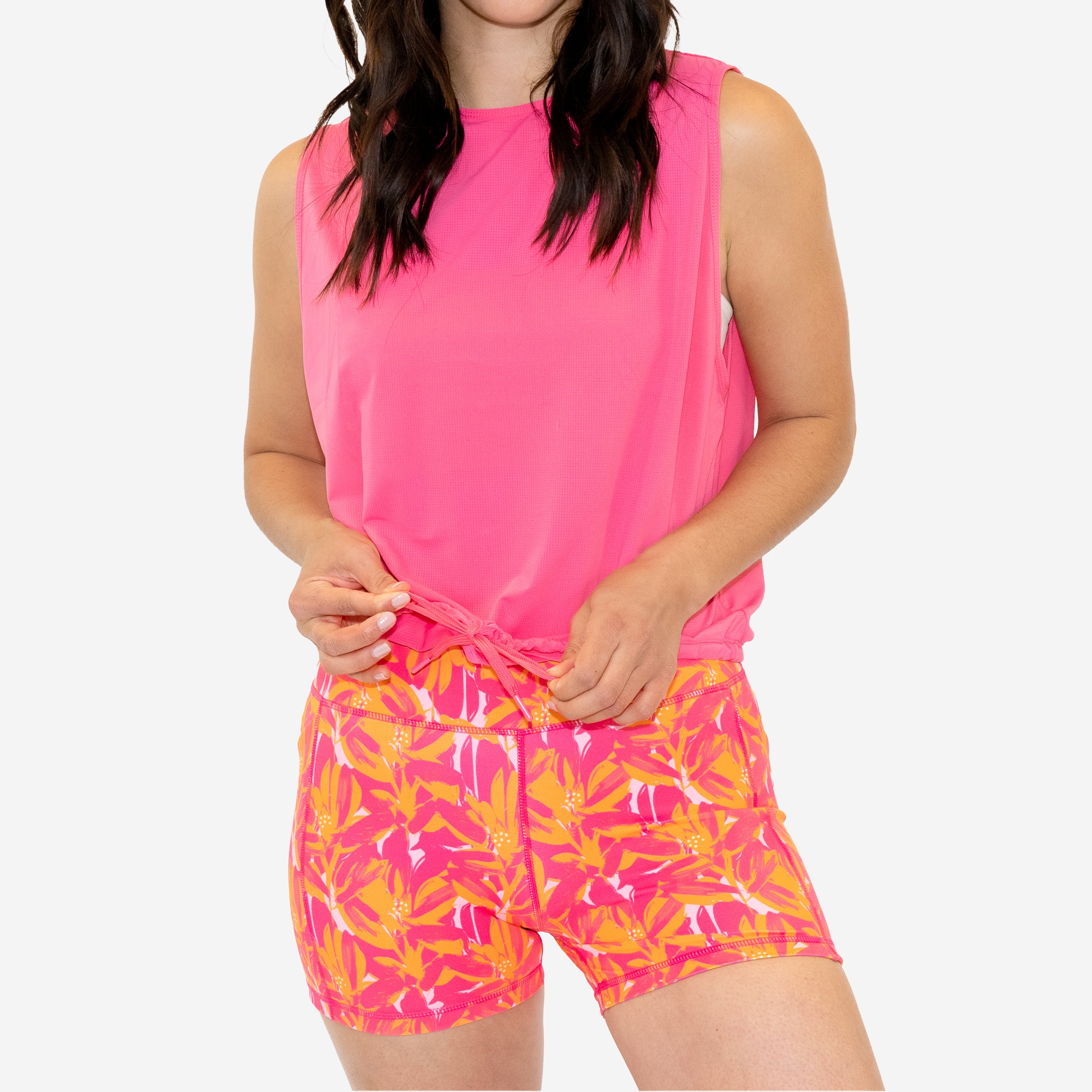 Arya Cinch Tank - Dragonfruit - FINAL SALE