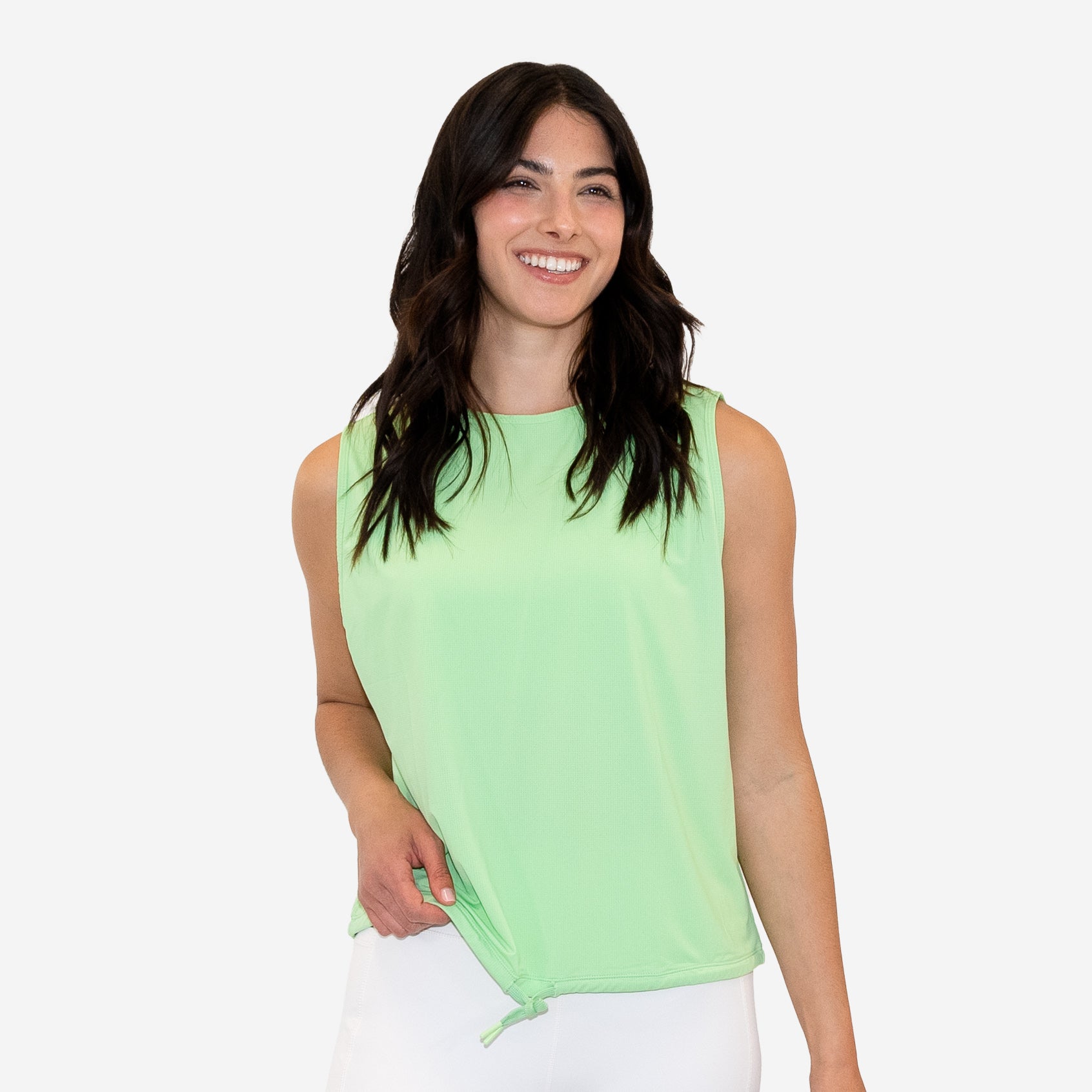 Arya Cinch Tank - Kiwi - FINAL SALE