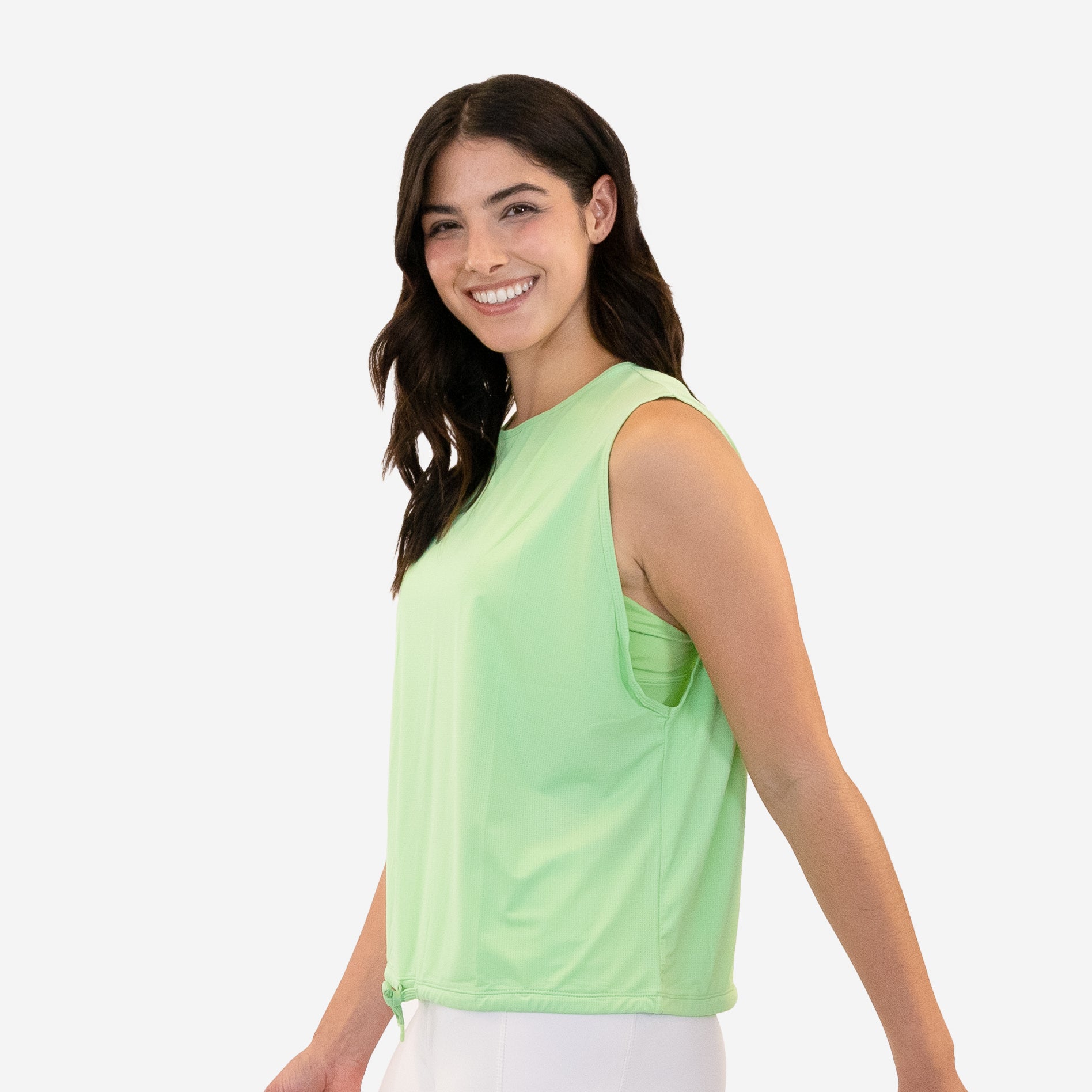 Arya Cinch Tank - Kiwi - FINAL SALE