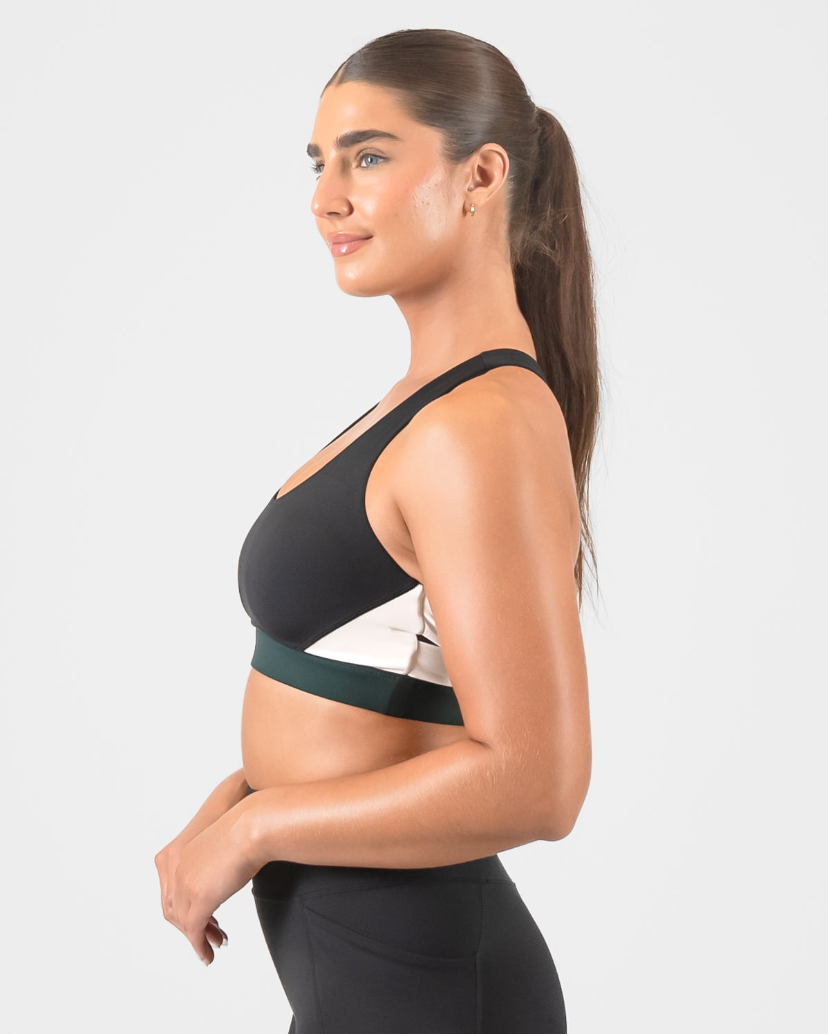 Ascend Racerback Bra - Black, Juniper, Jet Stream
