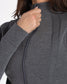 Full Zip Soft Scuba Jacket - Heathered Magnet