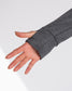 Full Zip Soft Scuba Jacket - Heathered Magnet