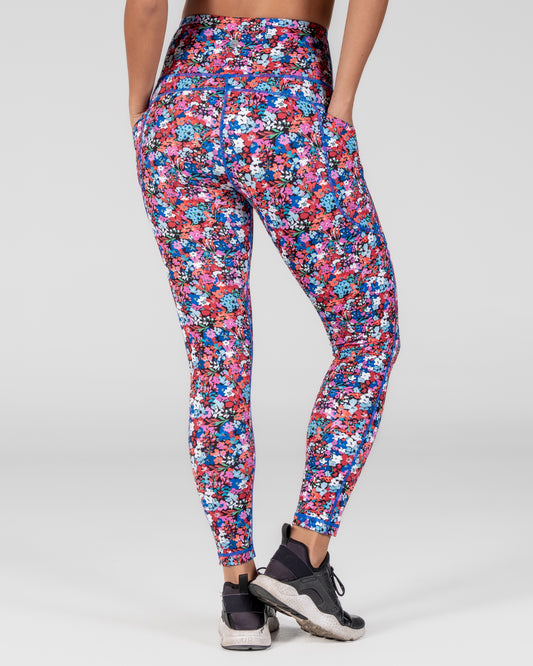 High Waisted Vinyasa 7/8 Capris - Winter Garden *ALMOST GONE*
