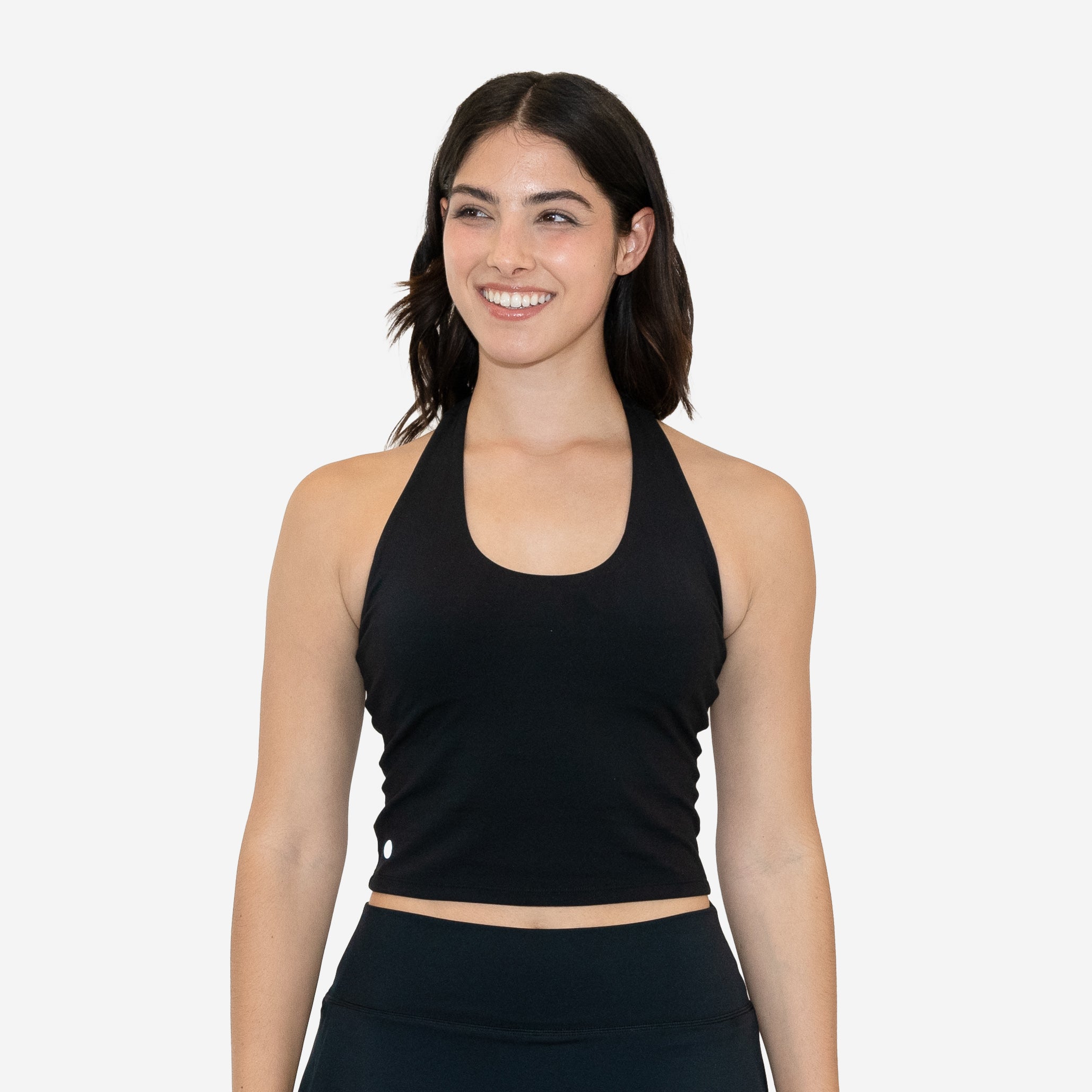 Jazz Halter Top - Black - FINAL SALE