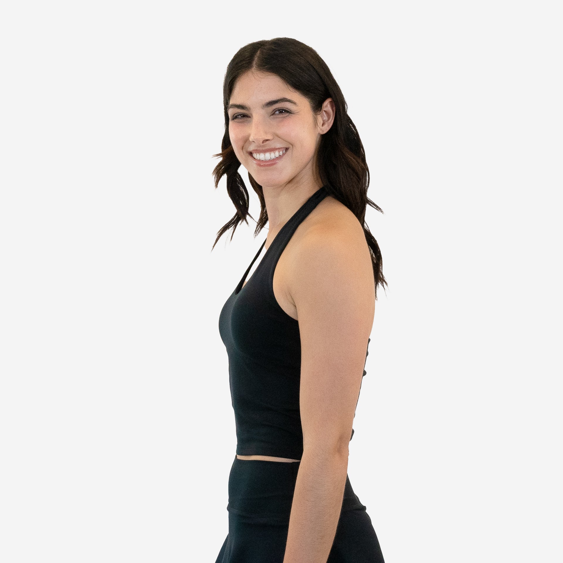 Jazz Halter Top - Black - FINAL SALE