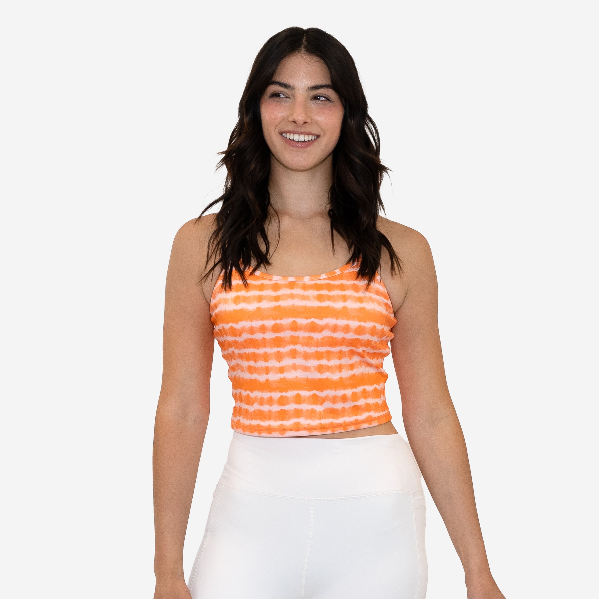 Lux Ava Crop Top - Tropical Twist Mango - FINAL SALE