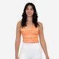 Lux Ava Crop Top - Tropical Twist Mango - M ONLY - FINAL SALE