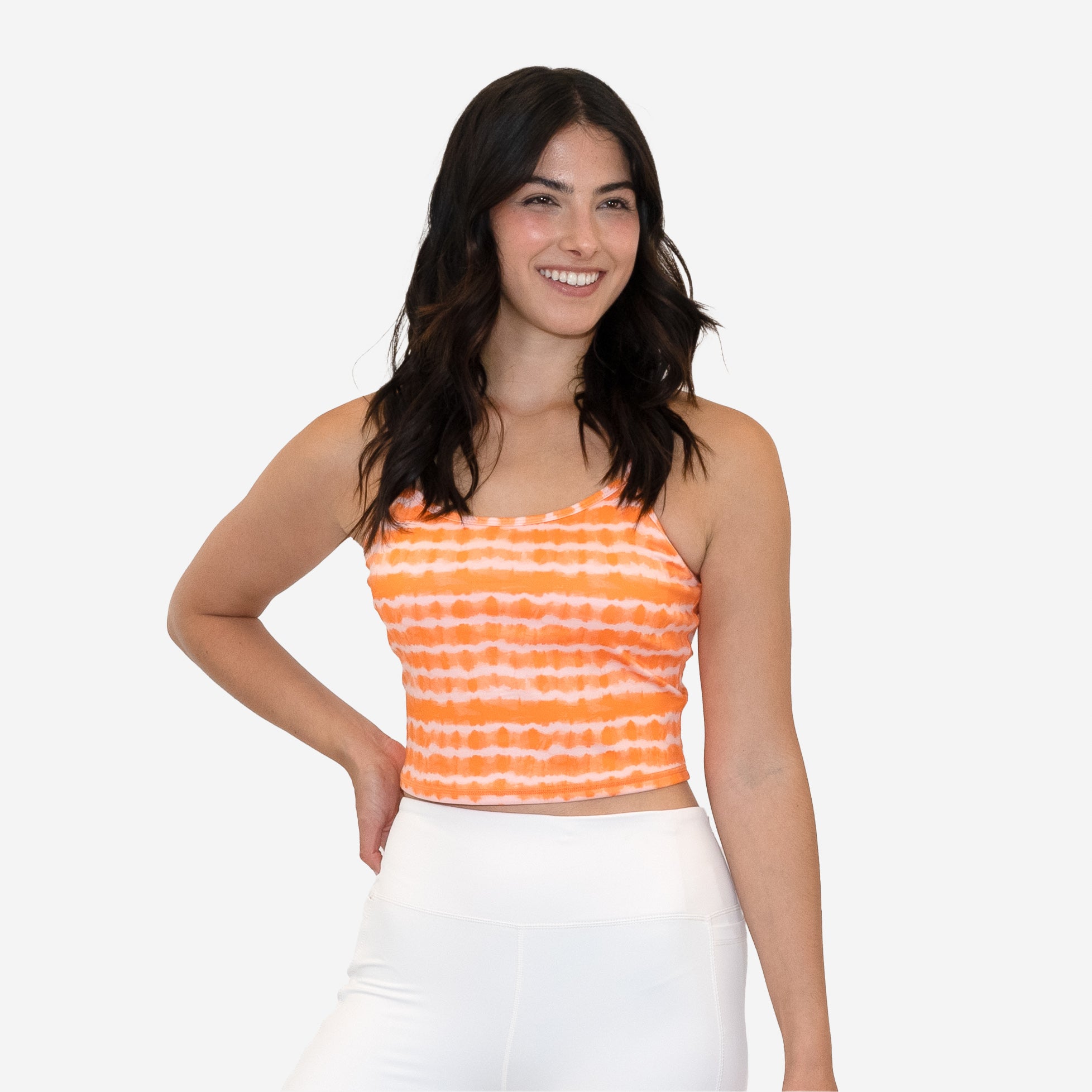 Lux Ava Crop Top - Tropical Twist Mango - FINAL SALE