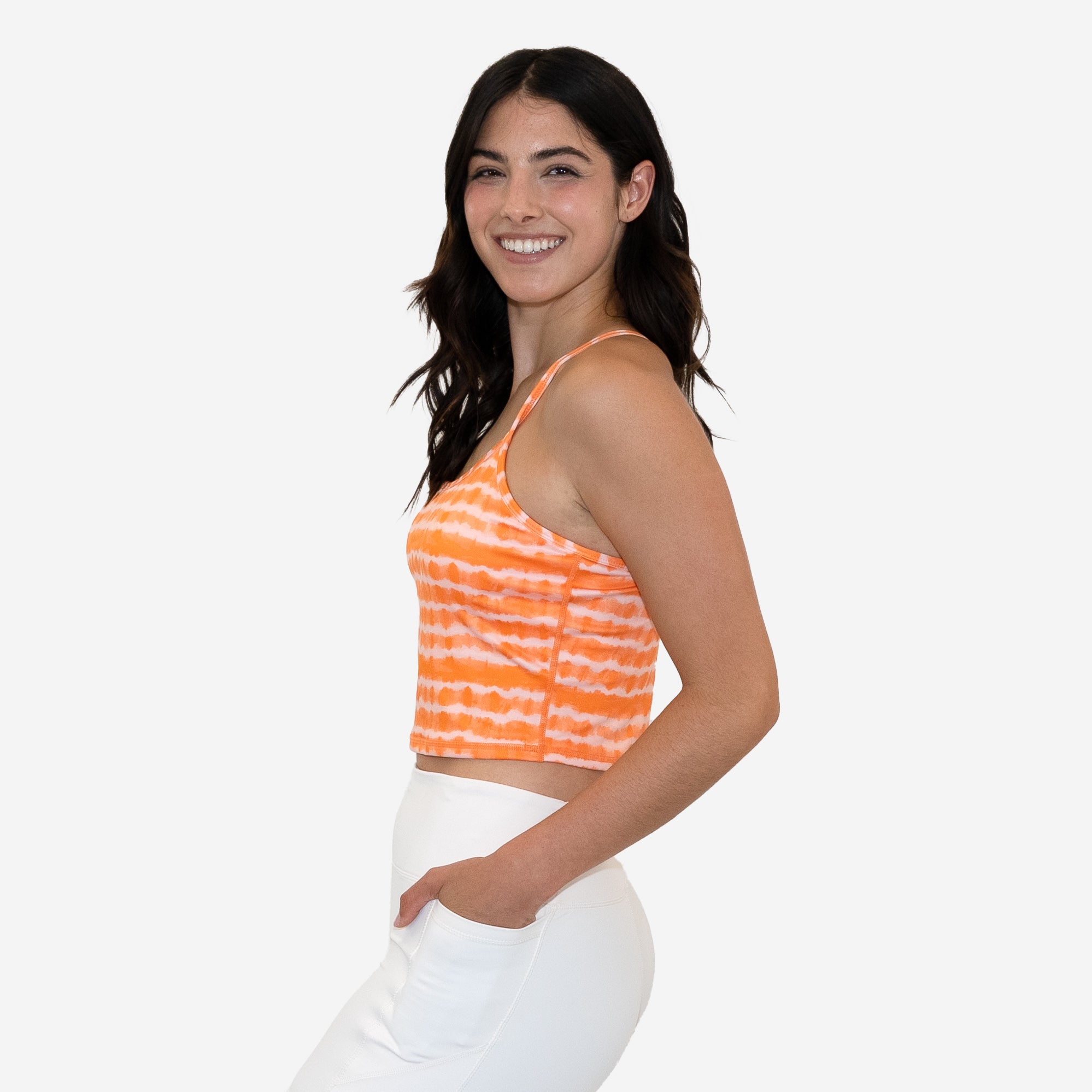 Lux Ava Crop Top - Tropical Twist Mango - FINAL SALE