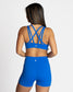 Lux Strappy Sports Bra - Cobalt