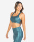 Square Neck Bra - Pacific Shimmer - FINAL SALE