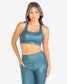Square Neck Bra - Pacific Shimmer - FINAL SALE