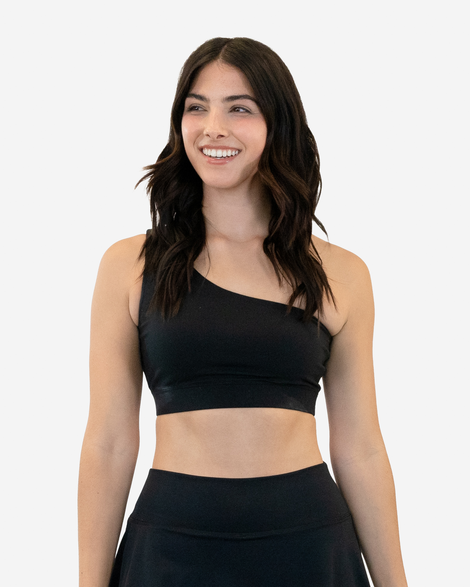 Skin One Shoulder Bra - Black - FINAL SALE