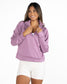 Soft Scuba Quarter Zip - Hazy Lilac - FINAL SALE