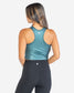 Vinyasa Crop Top - Pacific Shimmer - FINAL SALE