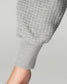 Angela Waffle Half-Zip Pullover - Light Heathered Gray