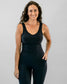 Dynamic Cropped Tank - Black Space Dye