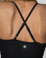 Dynamic Adjustable Ava Crop Top - Heathered Black