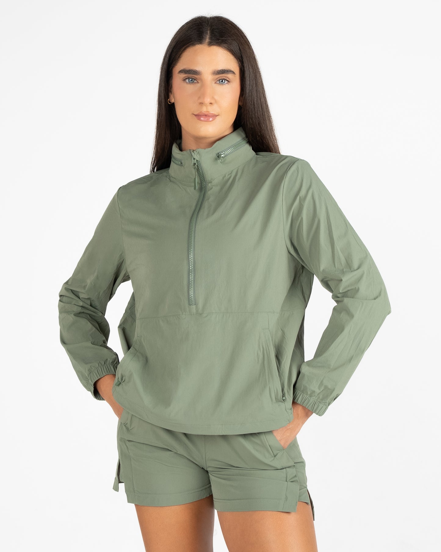 Excursion Windbreaker - Olive - FINAL SALE