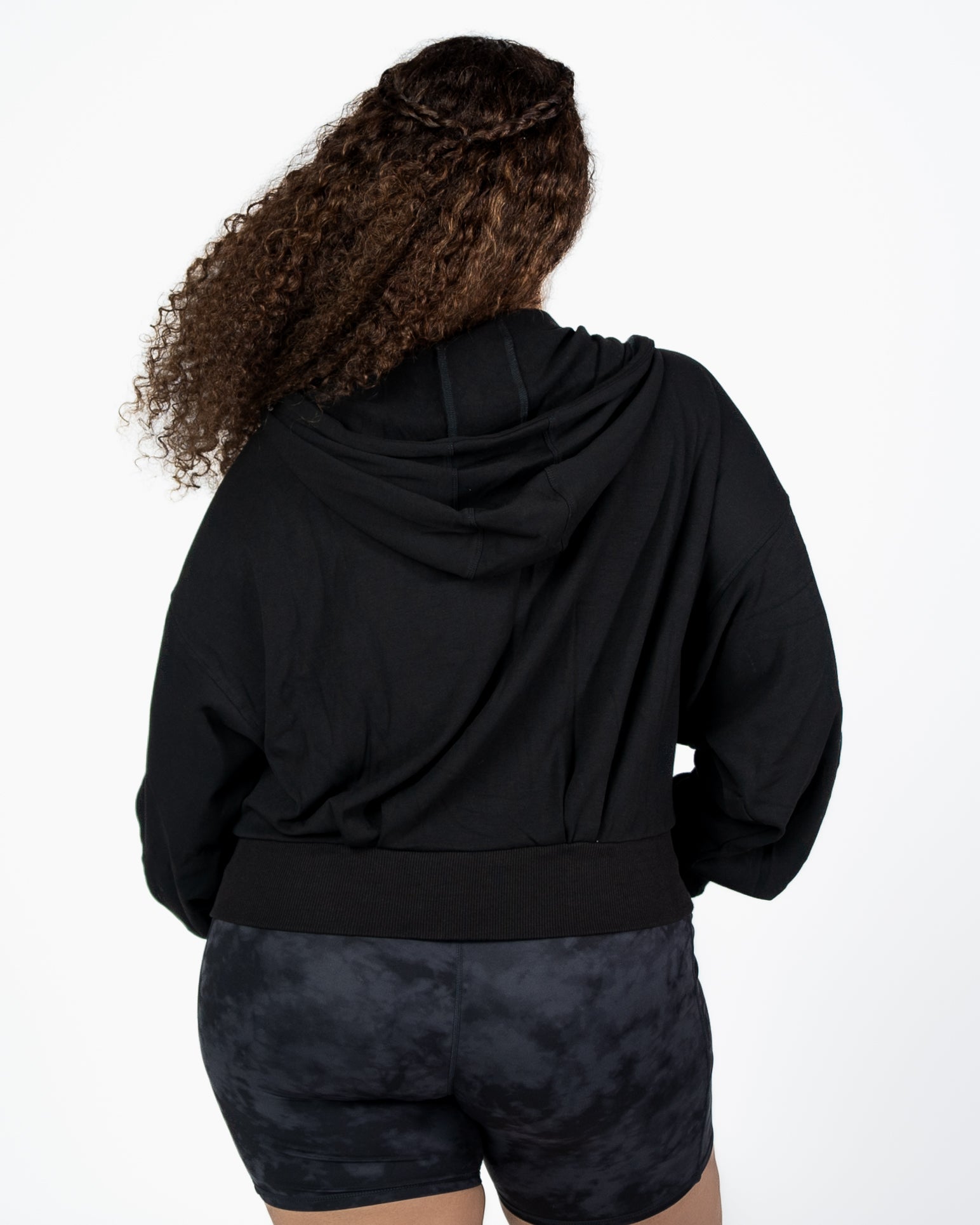 Gabi Zip Up - Black - FINAL SALE