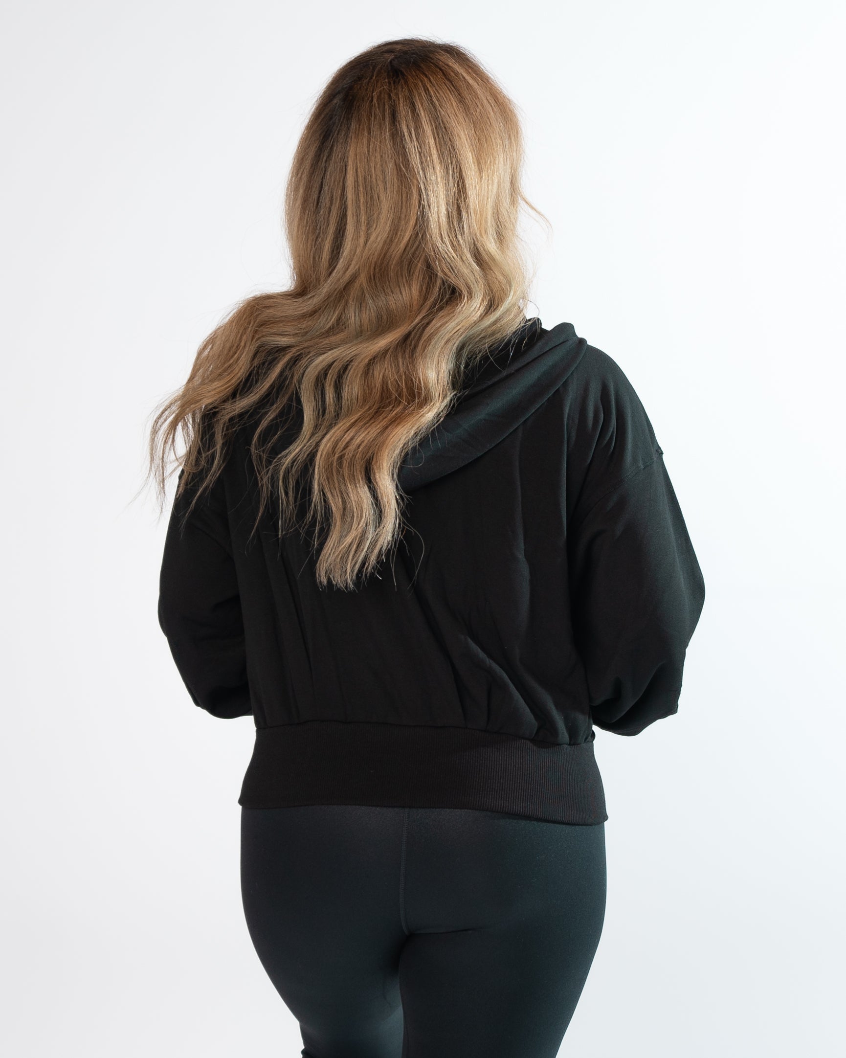 Gabi Zip Up - Black - FINAL SALE