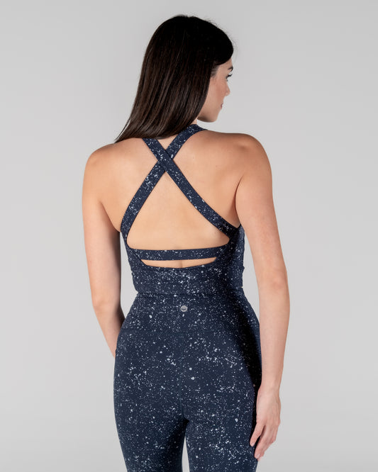 Harmony Crop Top - Navy Galaxy *ALMOST GONE*