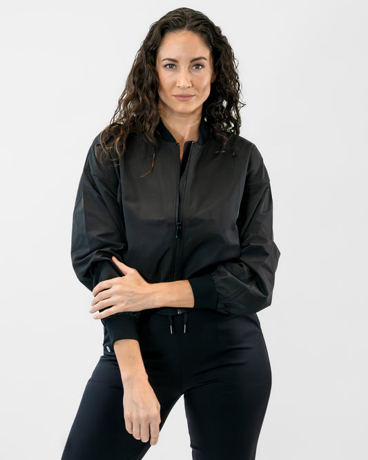 Lightweight Bomber Jacket - Black - FINAL SALE