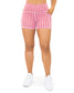 Lux High Waisted Rio Shorts (3.75 in. inseam) - Cherry Gingham