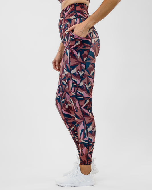 Lux Pace Leggings - Apple Butter Kaleidoscope