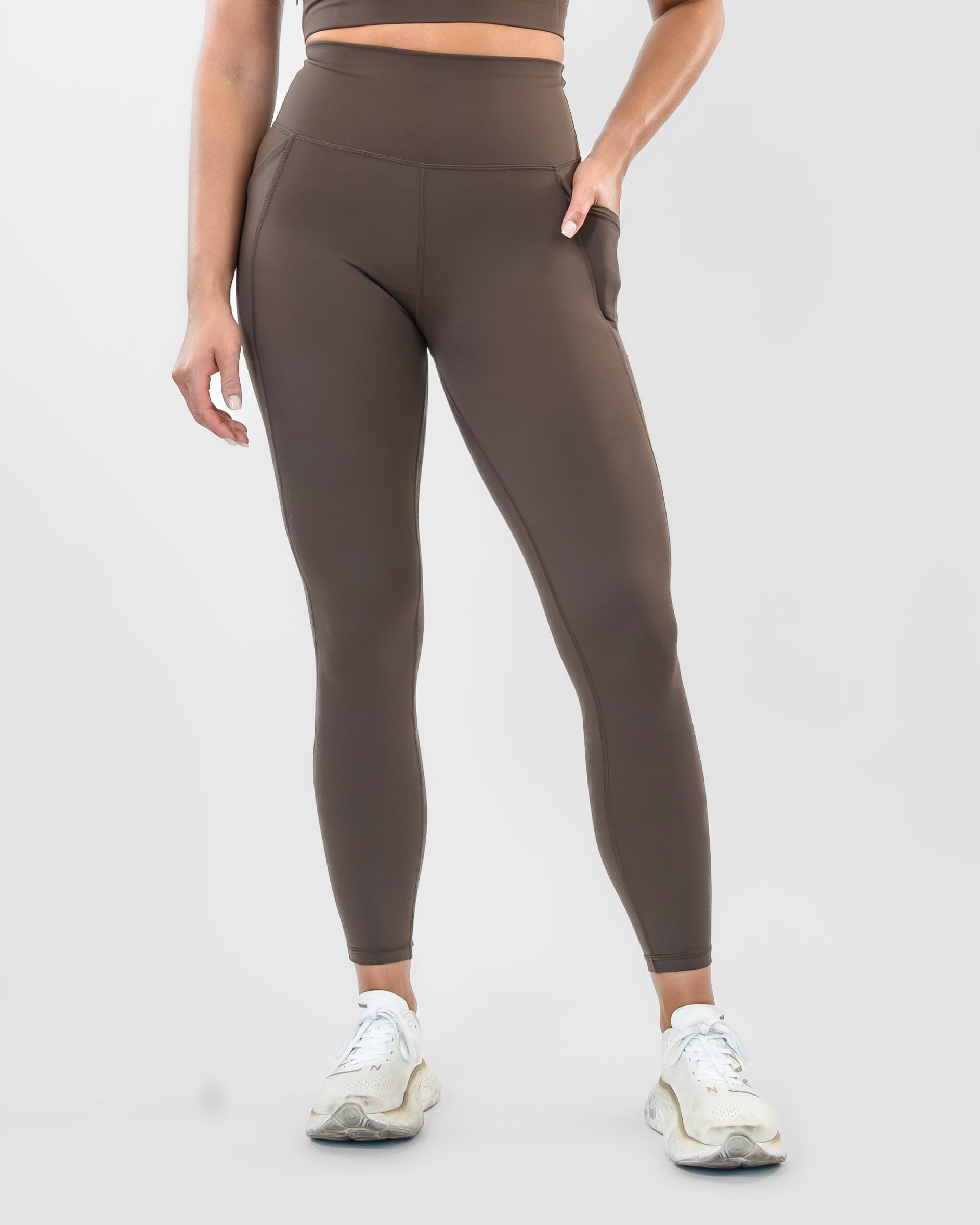 Lux Pace Leggings - Espresso - FINAL SALE