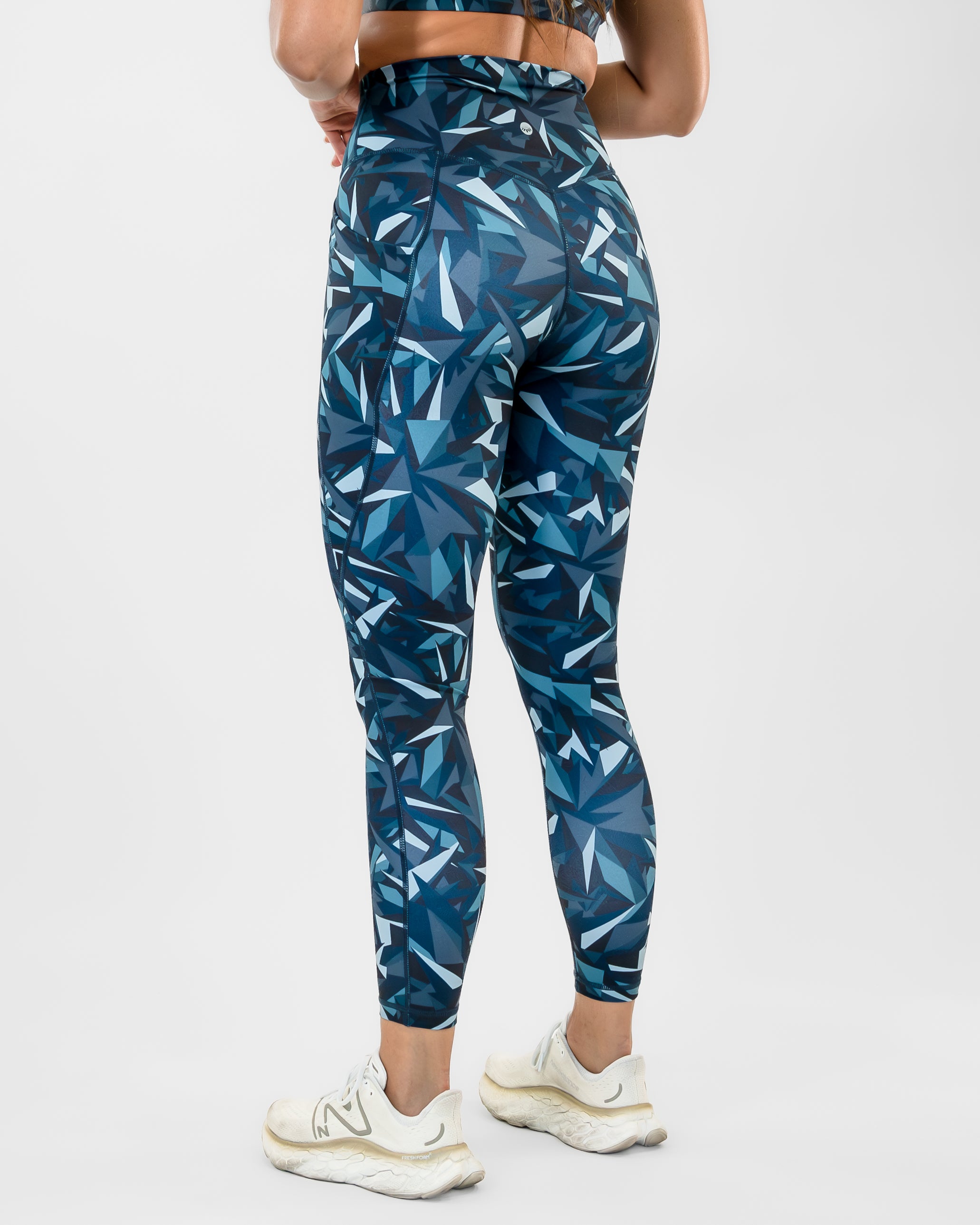 Lux Pace Leggings - Navy Kaleidoscope