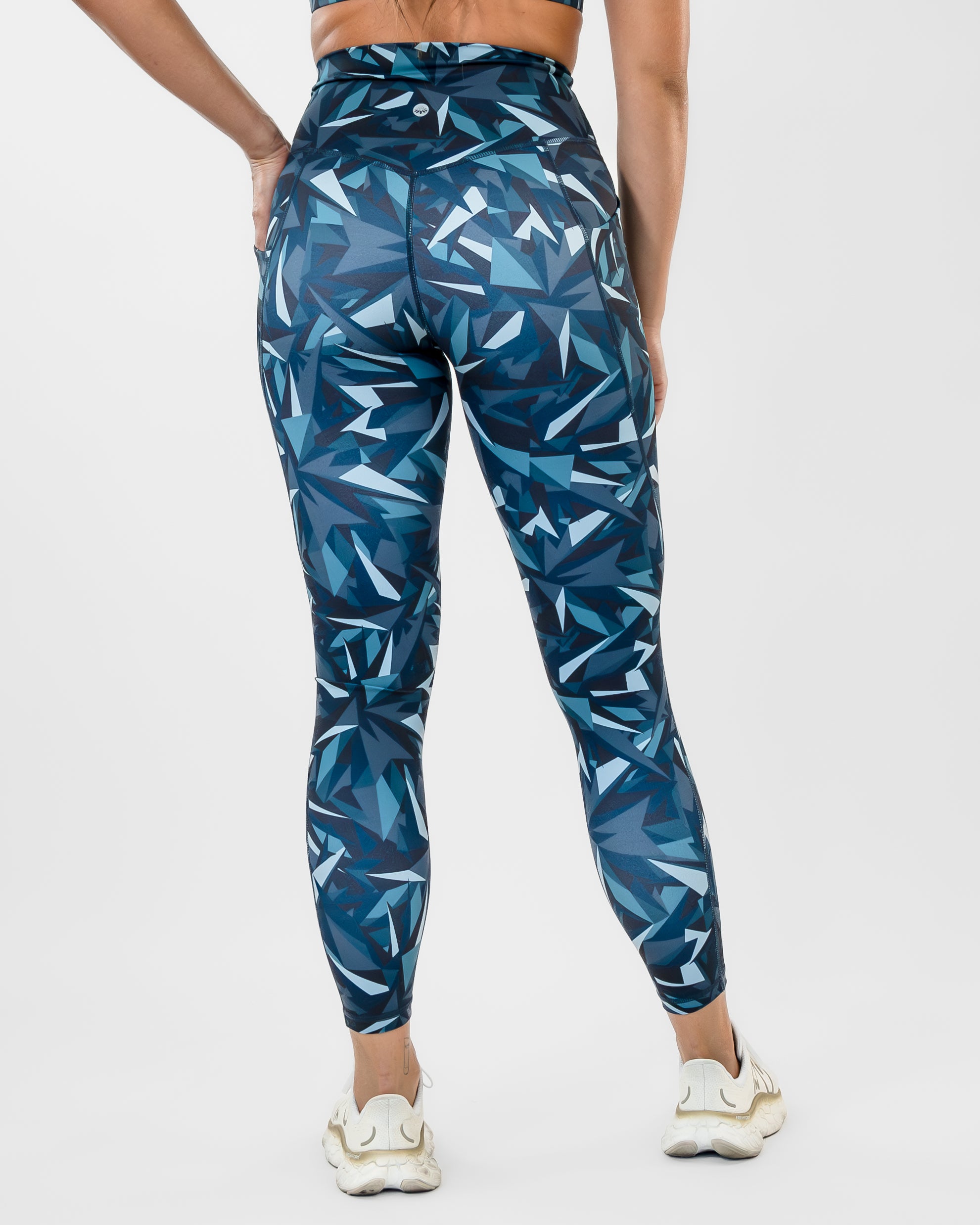 Lux Pace Leggings - Navy Kaleidoscope