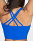 Lux Performance Crop - Cobalt - FINAL SALE