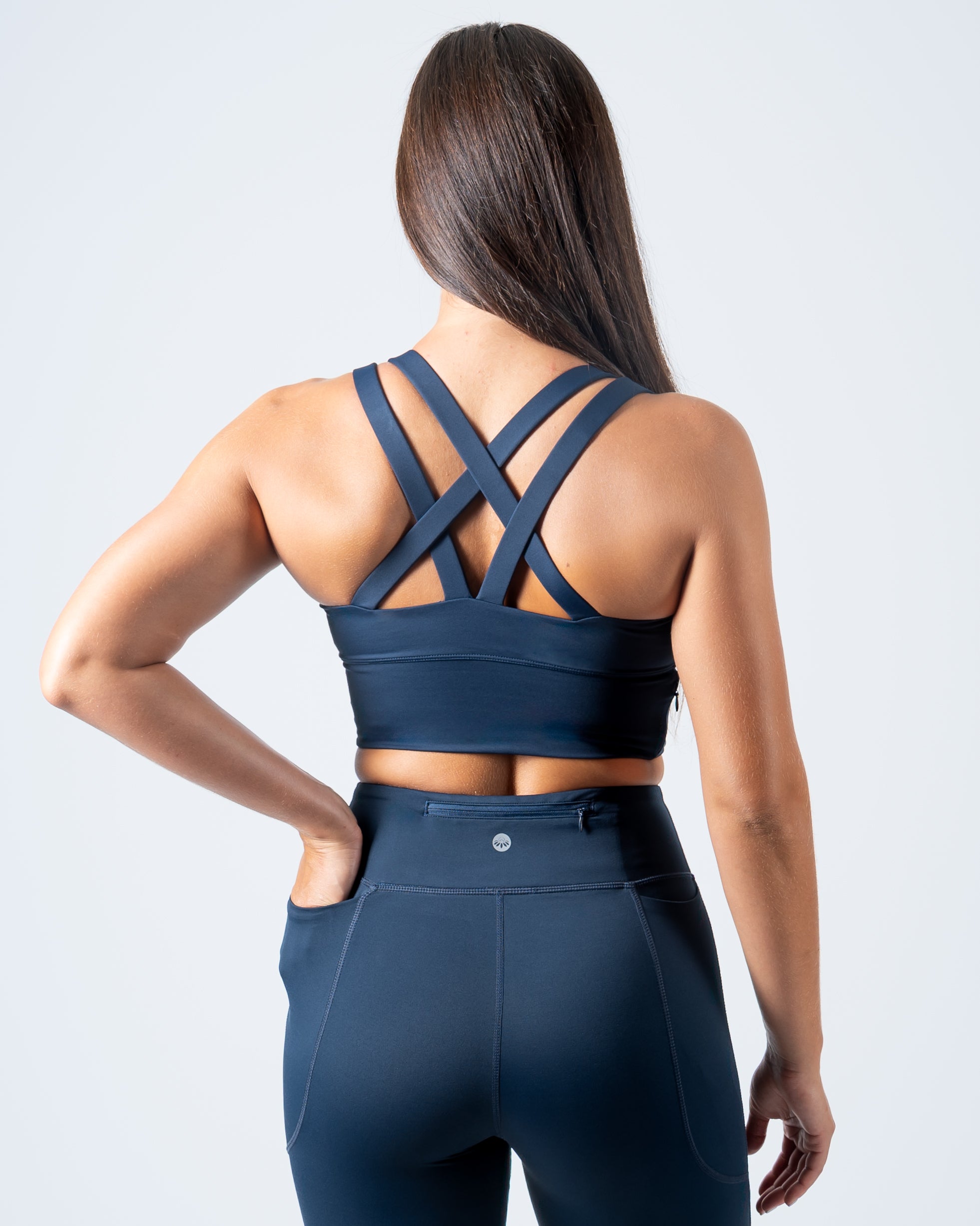 Sierra Sports Bra - Navy