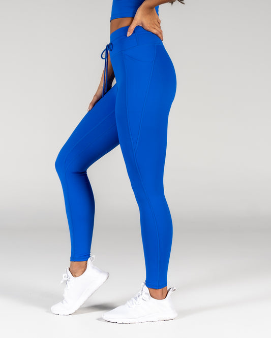 Lux Train Leggings - Cobalt Blue - M ONLY - FINAL SALE