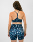 Lux Y-Back Bra - Navy Kaleidoscope