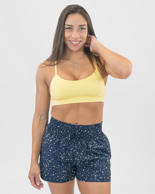 Lux Y-Back Bra - Mellow Yellow
