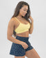 Lux Y-Back Bra - Mellow Yellow