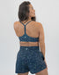 Lux Y-Back Bra - Night Terrazzo
