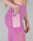 Lux Ultra Mesh 7/8 Leggings - Fuchsia - FINAL SALE